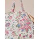 MAXI TOTE BAG blanc imprimé exotique