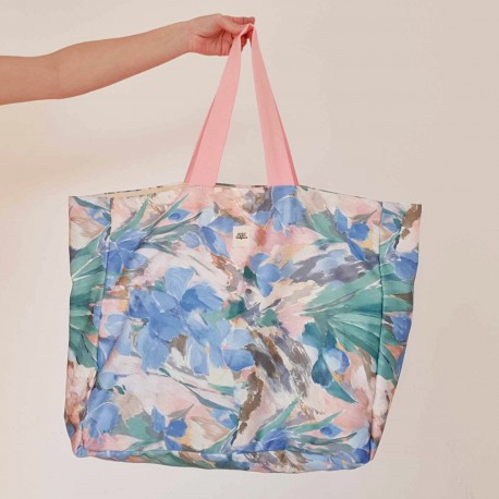 MAXI TOTE BAG à fleurs