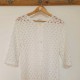 Gilet blanc Damart