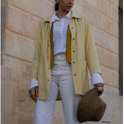 Trench jaune pâle