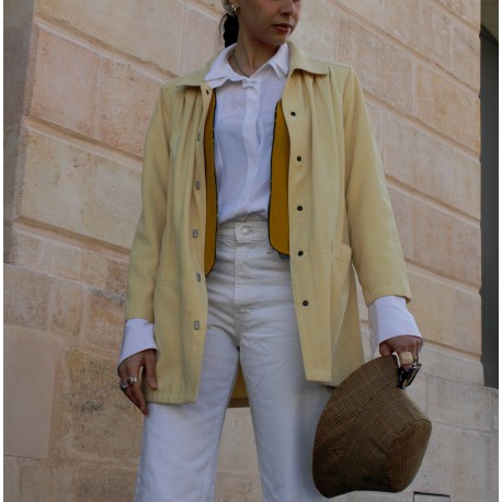 Trench jaune pâle