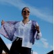 Gilet de berger parme