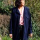 Veste oversize bleue nuit