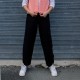 Pantalon noir léger en lin