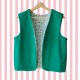 Gilet de berger vert irlandais