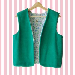 Gilet de berger vert irlandais