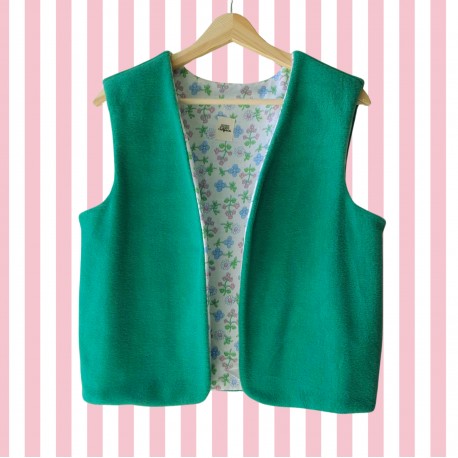 Gilet de berger vert irlandais