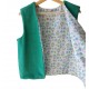 Gilet de berger vert irlandais
