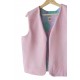 Gilet de berger rose pâle