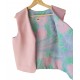 Gilet de berger rose pâle