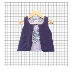 Gilet de berger enfant - Prune