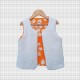 Gilet de berger enfant - Ecru