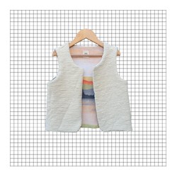 Gilet de berger enfant - Beige
