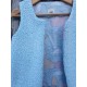 Gilet de berger enfant - Bleu glacier