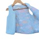 Gilet de berger enfant - Bleu glacier