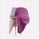 Chapka enfant en velours prune