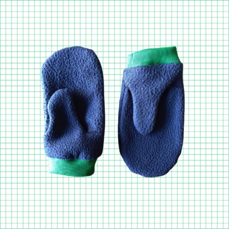 Moufles enfants bleues nuit