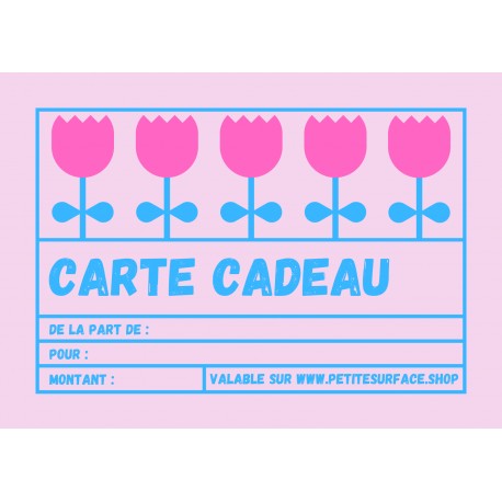 Bon cadeau Petite Surface !