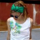 Bandeau twist vert
